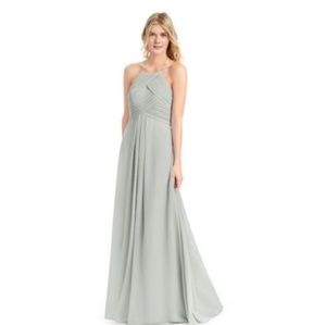 Azazie Ginger Bridesmaid Dress in Silver